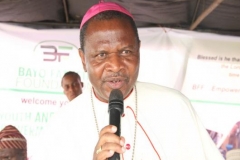 Bishop Jude Arogundade making his speech at the occassion