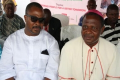 Mr Bayo Fatusin and Bishop Jude Arogundade
