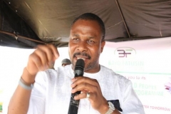Mr Bayo Fatusin stressing on a point