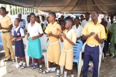 some of the students during thanksgiving